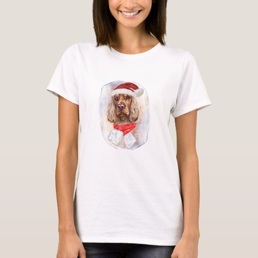 Englisch Cocker Spanisch Weihnachtsgeschenke für H T-Shirt (Vorderseite)