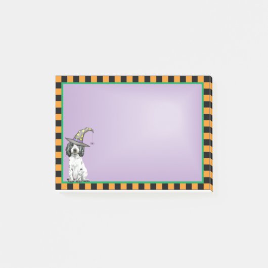 Englisch Cocker Spanisch Witch Post-it Notes Klebezettel (Vorderseite)