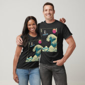 Englisch Cocker Spanischer Hund Surfen auf einem K T-Shirt (Unisex)