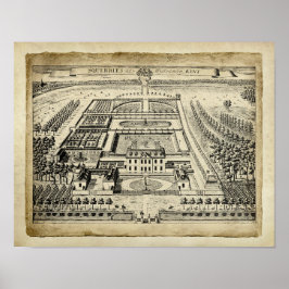 Englisch Country Anwesen Architecture Print 10 Poster