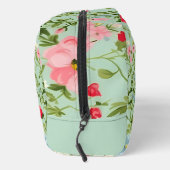 Englisch Country Wildblume Mit Monogramm Waschbeutel (Rechts)