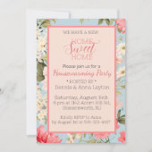 Englisch Countryside Floral Housewarming Party Einladung (Vorderseite)