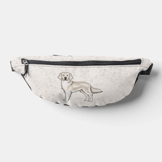 Englisch Cream Golden Retriever Niedlich Hund Beig Bauchtasche (Ablage )