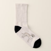 Englisch Cream Retriever Niedlich Labrador Dog Bei Socken (Links - Innen)