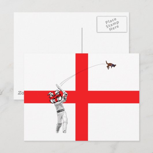 Englisch Cricket, Ashes 2009 Postkarte (Vorne/Hinten)