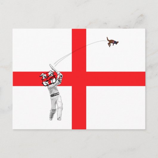 Englisch Cricket, Ashes 2009 Postkarte (Vorderseite)