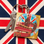 Englisch Double Decker Bus Schlüsselanhänger