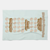 Englisch durch Phonics lernen Geschirrtuch (Horizontal)