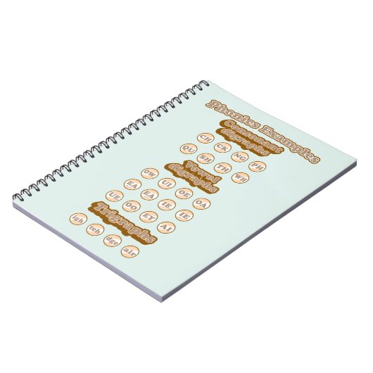 Englisch durch Phonics lernen Notizblock (Linke Seite)