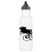 Englisch Equestrian Blühe Edelstahlflasche (Rechts)