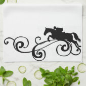 Englisch Equestrian Blühe Handtuch (Gefaltet)