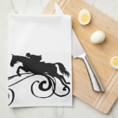 Englisch Equestrian Blühe Handtuch (Viertel Falte)