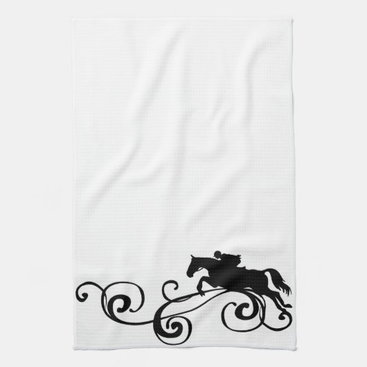 Englisch Equestrian Blühe Handtuch (Vertikal)