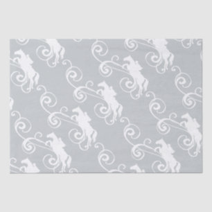 Englisch Equestrian Blühe Seidenpapier