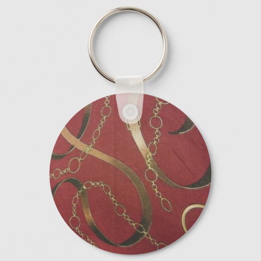 Englisch Equestrian - Red Schlüsselanhänger (Vorderseite)