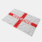 Englisch Flag Design Fußmatte (Schrägansicht)