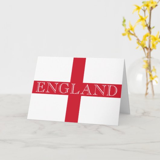 Englisch Flag England Gccn Karte (Gelbe Blume)