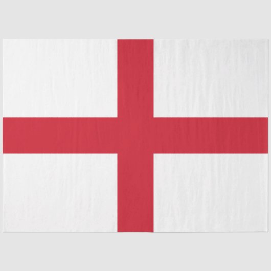Englisch Flag (England) Tissue Paper Seidenpapier (Vorderseite)