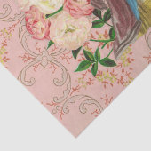 Englisch Floral Romance Decoupage Tissue Paper Seidenpapier (Detail)