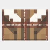 Englisch Folk Kariert Stationery Set Geschenkpapier Set (Vorderseite 2)