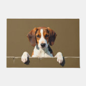 Englisch Foxhound Fußmatte Kunst (Vorderseite)