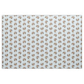Englisch Foxhound Malerei Niedlich Original Hunde  Stoff (Yard (91,4 cm))