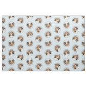 Englisch Foxhound Malerei Niedlich Original Hunde  Stoff (Fat Quarter (45,7 x 55,9 cm))
