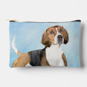 Englisch Foxhound Malerei Niedlich Original Hunde  Zubehörtasche
