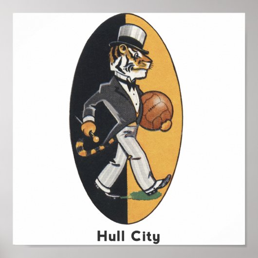 Englisch Fußball Team Hull City Poster (Vorne)