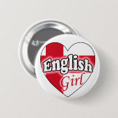 Englisch Girl Button (Vorne & Hinten)