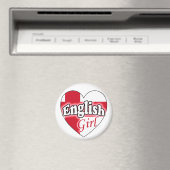 Englisch Girl Magnet (In Situ (Geschirrspüler))