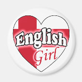 Englisch Girl Magnet (Vorne)