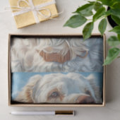 Englisch Golden Retriever1 Seidenpapier (Geschenk)
