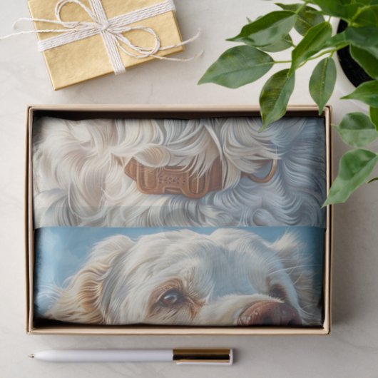 Englisch Golden Retriever1 Seidenpapier (Geschenk)