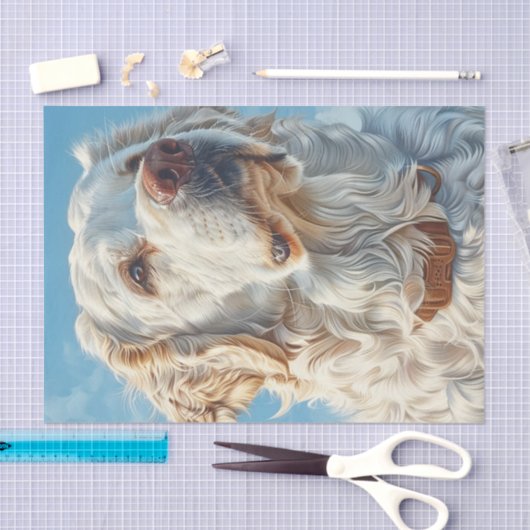 Englisch Golden Retriever1 Seidenpapier (Handwerk)