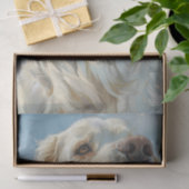 Englisch Golden Retriever3 Seidenpapier (Geschenk)