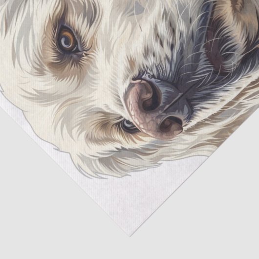 Englisch Golden Retriever4 Seidenpapier (Ausschnitt)