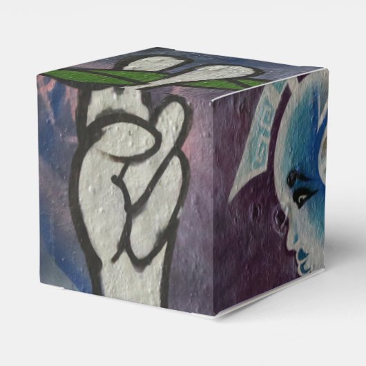 Englisch graffiti, London, UK Geschenkschachtel (Rückseite)