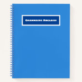Englisch Grammar Notebook Notizblock (Vorderseite)