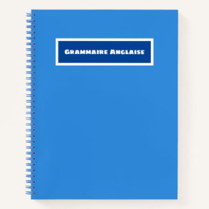 Englisch-Grammatik-Notizbuch Notizblock