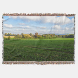 Englisch Herbst Landschaft - Personalisiert Decke