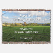 Englisch Herbst Landschaft - Personalisiert Decke