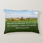 Englisch Herbst Landschaft - Personalisiert Dekokissen