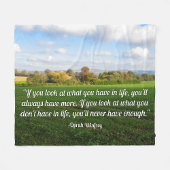 Englisch Herbst Landschaft - Personalisiert Fleecedecke