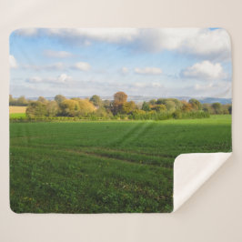 Englisch Herbst Landschaft - Personalisiert Sherpadecke