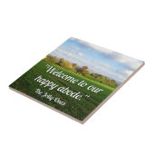 Englisch Herbst Landschaft - Personalisierte Keram Fliese