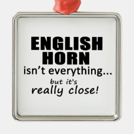 Englisch Horn ist nicht alles Ornament Aus Metall