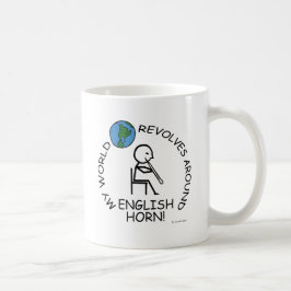 Englisch Horn - World Revolves rund Kaffeetasse