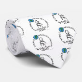 Englisch Horn - World Revolves rund Krawatte (Gerollt)