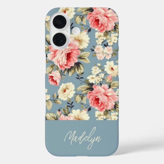 Englisch Hütte Garden Blume Personalisiert Case-Mate iPhone Hülle (Rückseite)